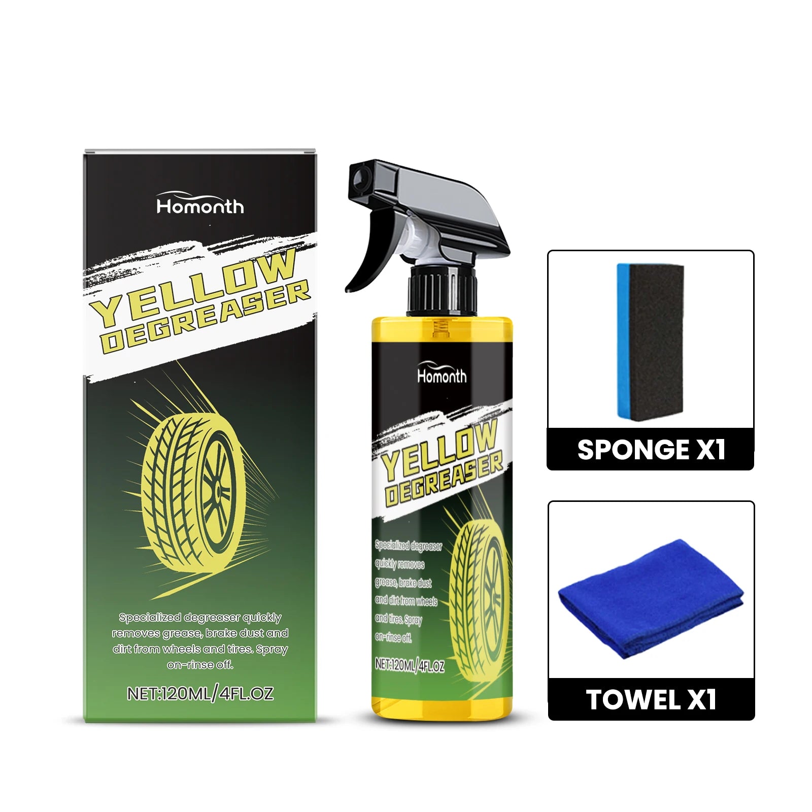 HOMONTH Wheel Degreaser & Cleaner