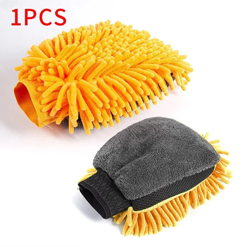 Chenille Car Mitt